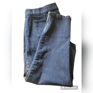 NWOT New York & Company dark denim low rise legging jean size 18